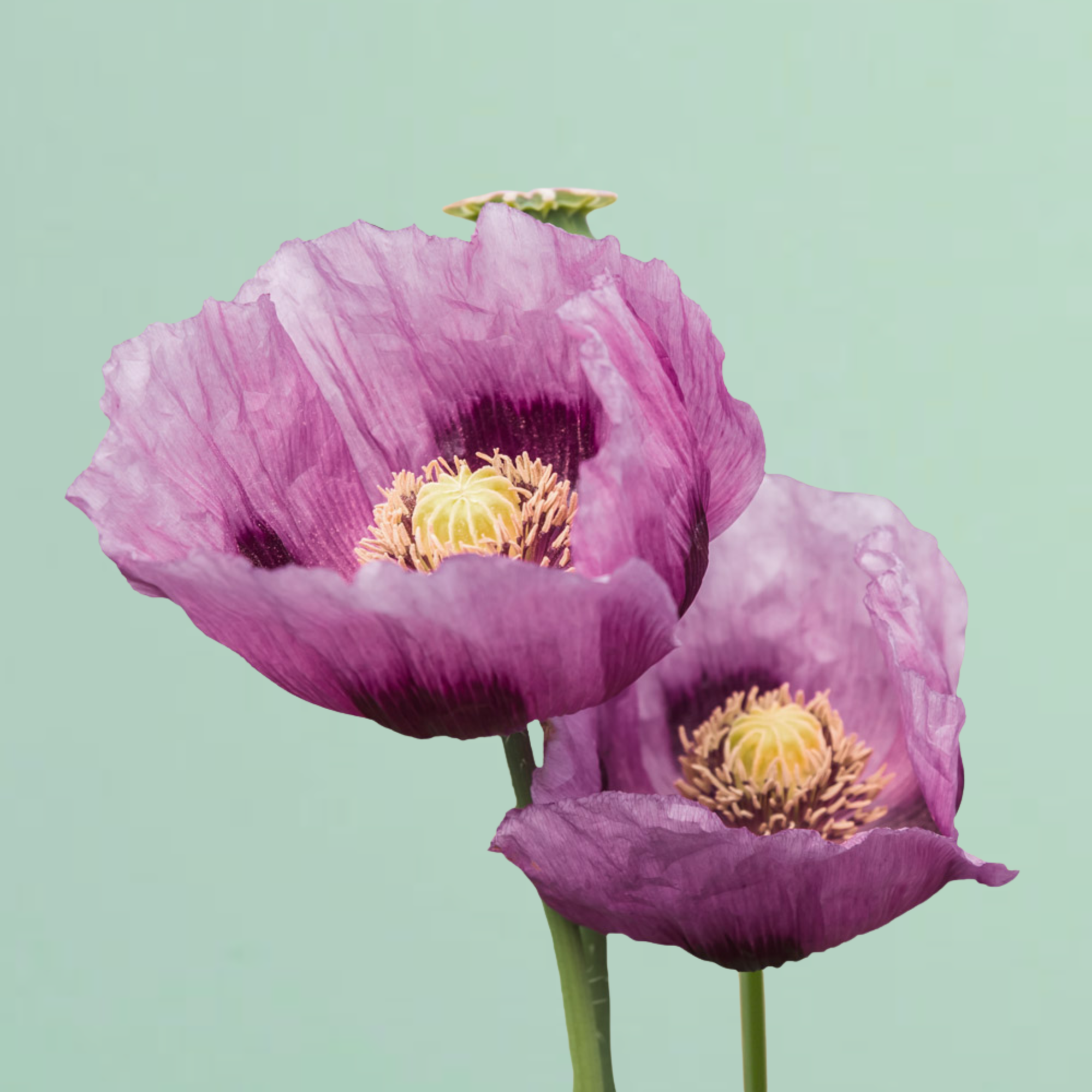 purple poppy flower seeds Hungarian Blue Breadseed Poppy Seeds