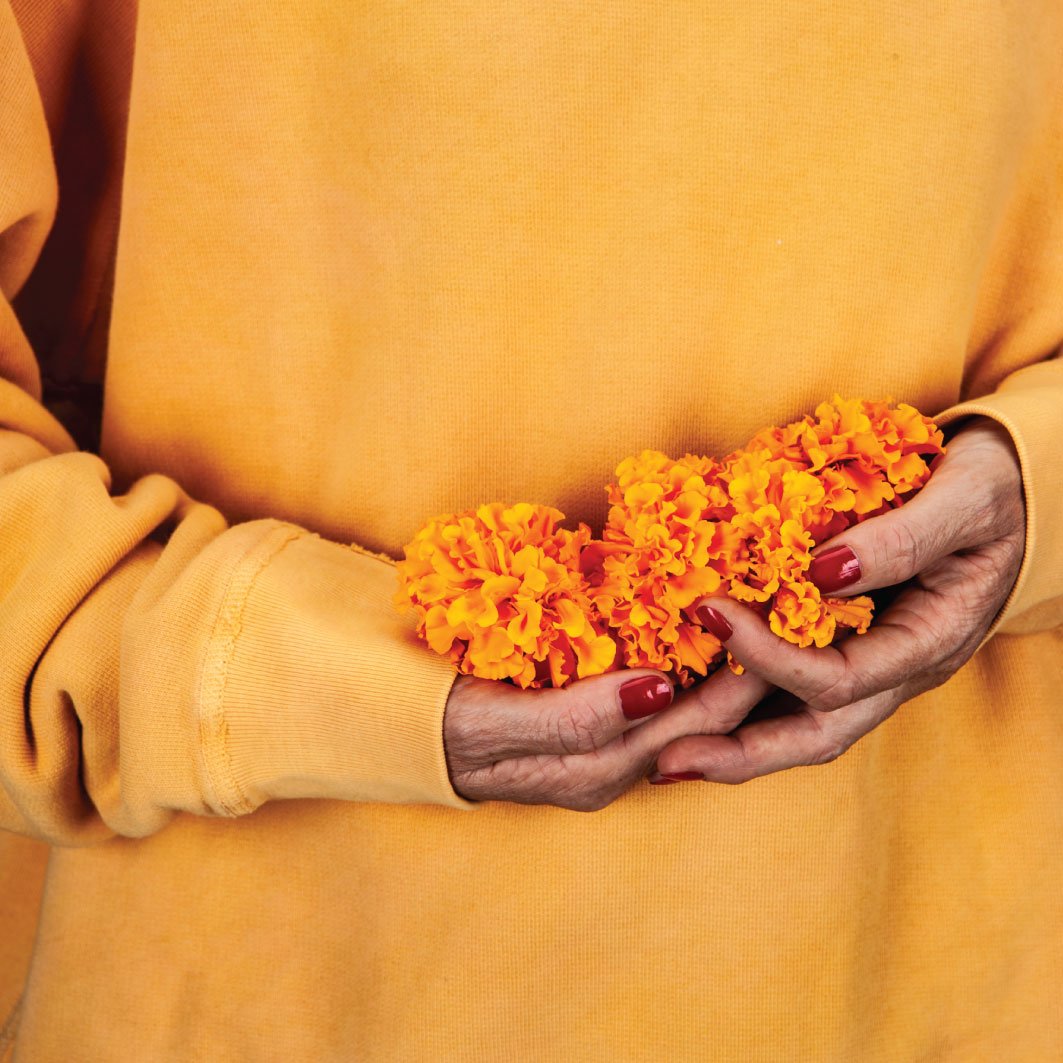 Marigold Spun Orange Seeds